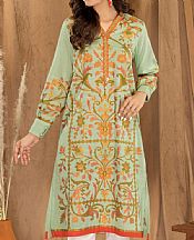 Light Green Khaddar Kurti- Pakistani Winter Clothing