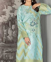 Sky Blue Jacquard Suit (2 Pcs)