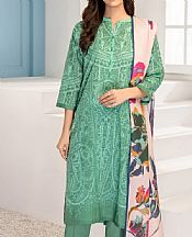 Sea Green Lawn Suit- Pakistani Lawn Dress