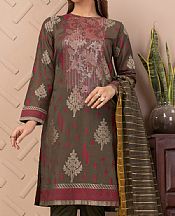 Limelight Walnut Brown Jacquard Suit- Pakistani Winter Clothing