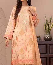 Peach Jacquard Suit