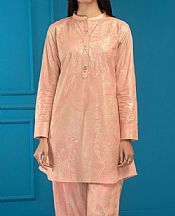 Limelight Peach Cambric Kurti- Pakistani Winter Dress
