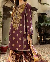 Limelight Plum Jacquard Suit- Pakistani Winter Dress