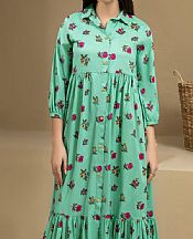 Limelight Mint Green Cambric Kurti- Pakistani Winter Dress