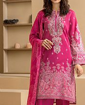 Limelight Magenta Cambric Suit- Pakistani Winter Clothing