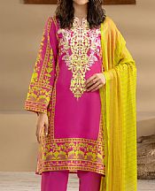 Limelight Hot Pink Cambric Suit- Pakistani Winter Dress