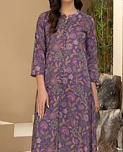 Limelight English Violet Cambric Kurti- Pakistani Winter Clothing