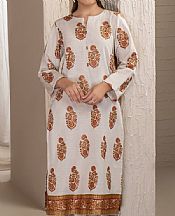 Limelight Off White Slub Khaddar Suit (2 Pcs)- Pakistani Winter Dress