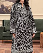 Limelight Black/Off White Khaddar Suit (2 Pcs)- Pakistani Winter Dress