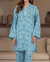 Limelight Moonstone Blue Khaddar Suit (2 Pcs)- Pakistani Winter Clothing