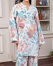 Limelight Light Blue Khaddar Kurti- Pakistani Winter Clothing
