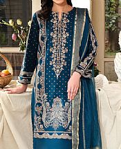 Limelight Blue Lawn Suit- Pakistani Designer Lawn Suits