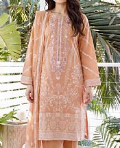 Peach Lawn Suit