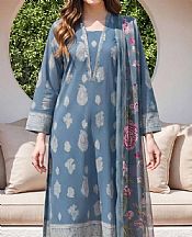 Slate Blue Lawn Suit