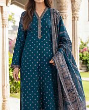 Teal Blue Lawn Suit