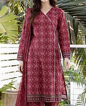 Light Burgundy Lawn Suit