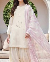 Off White Lawn Suit