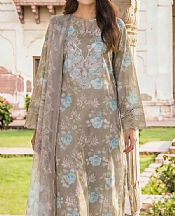 Pastel Brown Lawn Suit