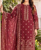 Vivid Burgundy Lawn Suit
