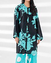 Limelight Black/Aqua Lawn Suit (2 Pcs)- Pakistani Lawn Dress