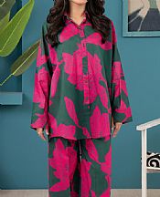 Limelight Green/Pink Lawn Kurti- Pakistani Lawn Dress