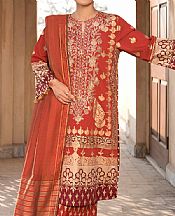 Limelight Orange Lawn Suit- Pakistani Designer Lawn Suits