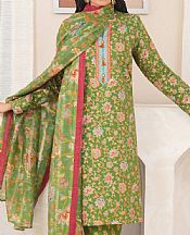 Limelight Green Lawn Suit- Pakistani Lawn Dress