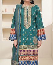 Limelight Green Lawn Suit (2 Pcs)- Pakistani Lawn Dress