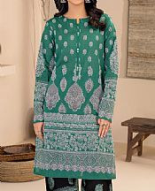 Limelight Green/Black Lawn Suit (2 Pcs)- Pakistani Designer Lawn Suits