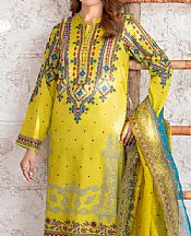 Limelight Lime Yellow Lawn Suit- Pakistani Designer Lawn Suits