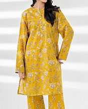 Limelight Mustard Lawn Suit (2 Pcs)- Pakistani Lawn Dress