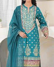 Limelight Teal Lawn Suit- Pakistani Lawn Dress