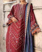 Limelight Wine Lawn Suit- Pakistani Lawn Dress