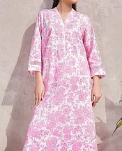 Limelight Off White/Pink Lawn Kurti- Pakistani Lawn Dress