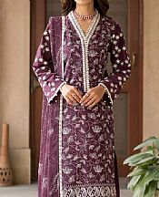 Limelight Dark Mauve Lawn Suit- Pakistani Designer Lawn Suits