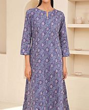 Limelight Blue/Off White Lawn Kurti- Pakistani Designer Lawn Suits