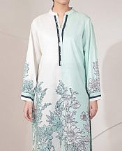 Limelight Pale Blue/Off White Lawn Kurti- Pakistani Designer Lawn Suits