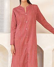 Limelight Pastel Red Lawn Suit (2 Pcs)- Pakistani Lawn Dress