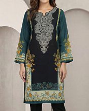 Limelight Black/Teal Lawn Kurti- Pakistani Lawn Dress