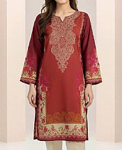 Limelight Pale Carmine Lawn Kurti- Pakistani Designer Lawn Suits