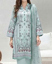 Limelight Pale Aqua Lawn Suit (2 Pcs)- Pakistani Lawn Dress
