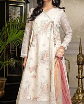 Limelight Off-white Net Suit (2 Pcs)- Pakistani Designer Chiffon Suit