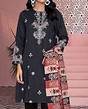 Black Khaddar Suit (2 Pcs)- Pakistani Winter Clothing