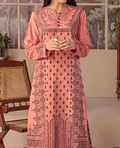 Salmon Pink Cambric Kurti- Pakistani Winter Clothing