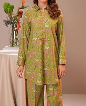 Limelight Olive Green Cambric Kurti- Pakistani Winter Clothing
