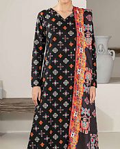 Limelight Black Khaddar Suit- Pakistani Winter Clothing