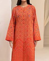 Limelight Shocking Orange Lawn Kurti- Pakistani Lawn Dress