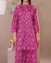 Limelight Magenta Cambric Kurti- Pakistani Winter Dress