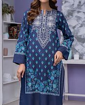 Limelight Navy Blue Lawn Kurti- Pakistani Designer Lawn Suits