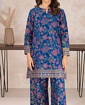 Limelight Blue Khaddar Kurti- Pakistani Winter Dress